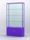 Витрина "АЛПРО" №2-300-2 (задняя стенка - стекло), Фиолетовый