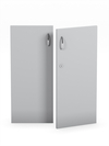 Комплект дверок для прилавка "ЭКОНОМ" шириной 600мм, Серый