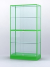 Витрина "АЛПРО" №4-500-2 (задняя стенка - стекло) , Зеленый