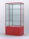 Витрина "АЛПРО" №2-500-3 (задняя стенка - зеркало) , Красный