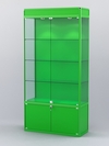 Витрина "АЛПРО" №1-400-1 (задняя стенка - ДВП) , Зеленый