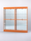 Витрина "АЛПРО" №3-2м-200-3 (задняя стенка - зеркало) , Оранжевый
