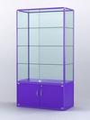 Витрина "АЛПРО" №2-500-2 (задняя стенка - стекло), Фиолетовый