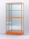 Витрина "АЛПРО" №4-500-3 (задняя стенка - зеркало)  , Оранжевый