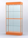 Витрина "АЛПРО" №3-400-2 (задняя стенка - стекло), Оранжевый