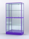 Витрина "АЛПРО" №4-500-3 (задняя стенка - зеркало)  , Фиолетовый