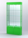 Витрина "АЛПРО" №1-200-3 (задняя стенка - зеркало) , Зеленый