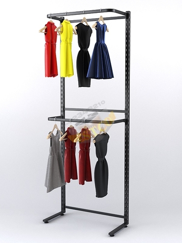 Пристенная система с П-образными поручнями для одежды "LOFT" №1 (900-2400мм)