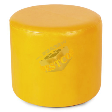 Банкетка цилиндр BN-003(Желтый) H-350мм, D-400мм