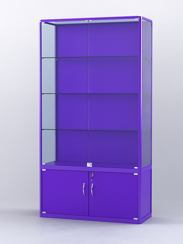 Витрина "АЛПРО" №2-400-1 (задняя стенка - ДВП)  Фиолетовый