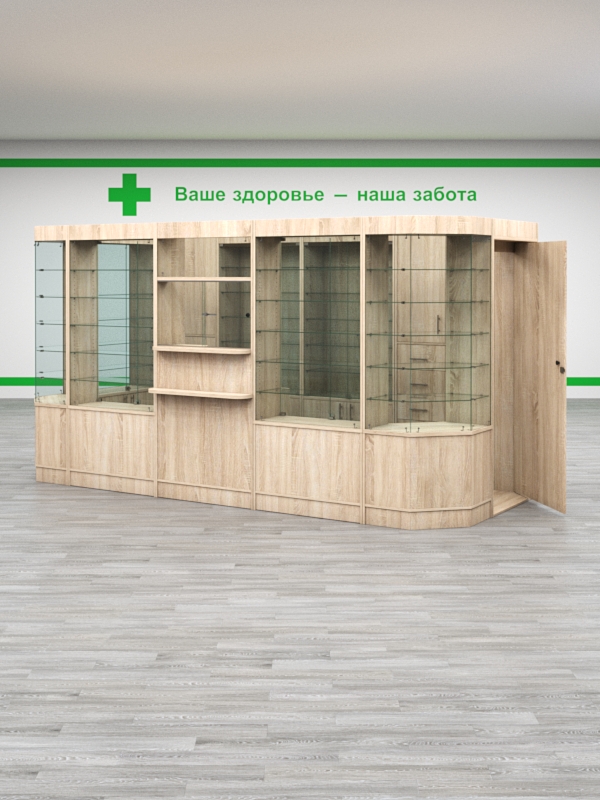 Комплект мебели для Аптек №2 Дуб Сонома