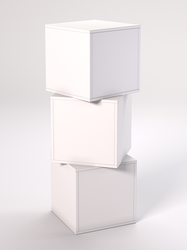 Комплект демонстрационных кубов №1 Белый