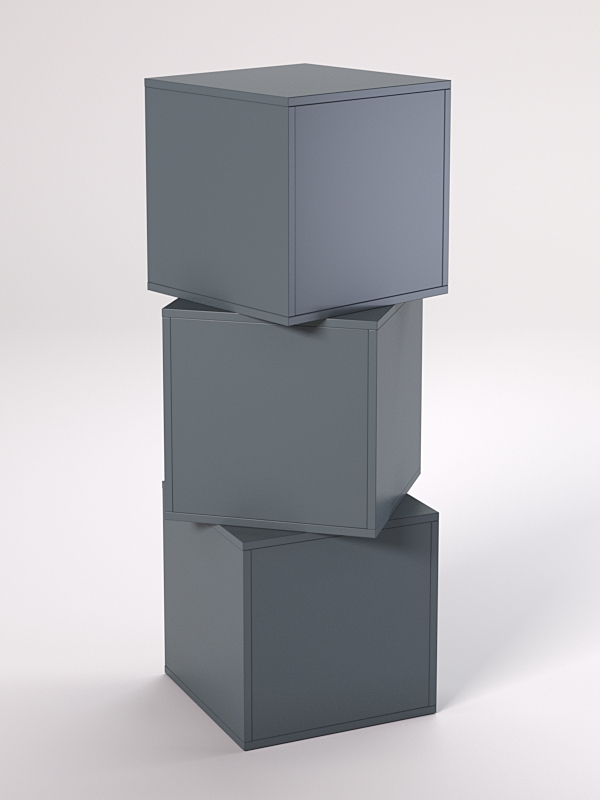 Комплект демонстрационных кубов №1 Темно-Серый