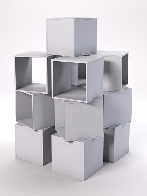 Комплект демонстрационных кубов №2 Серый