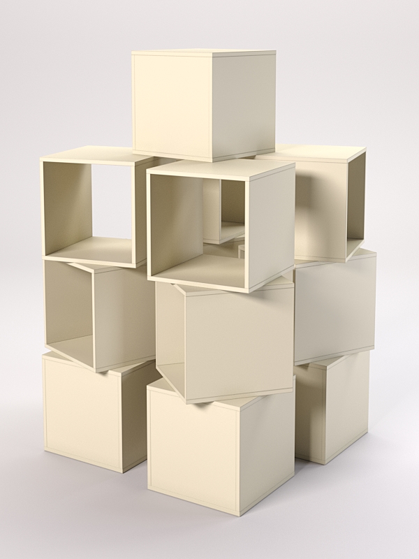Комплект демонстрационных кубов №2 Крем Вайс
