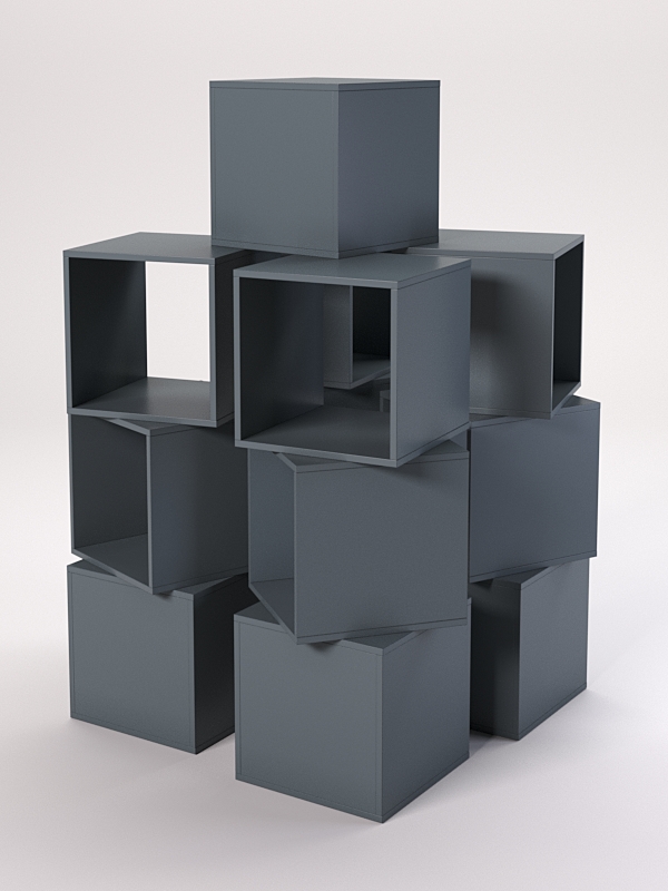 Комплект демонстрационных кубов №2 Темно-Серый
