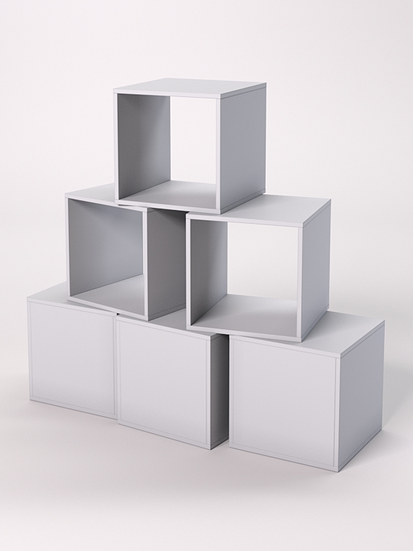 Комплект демонстрационных кубов №9 Серый