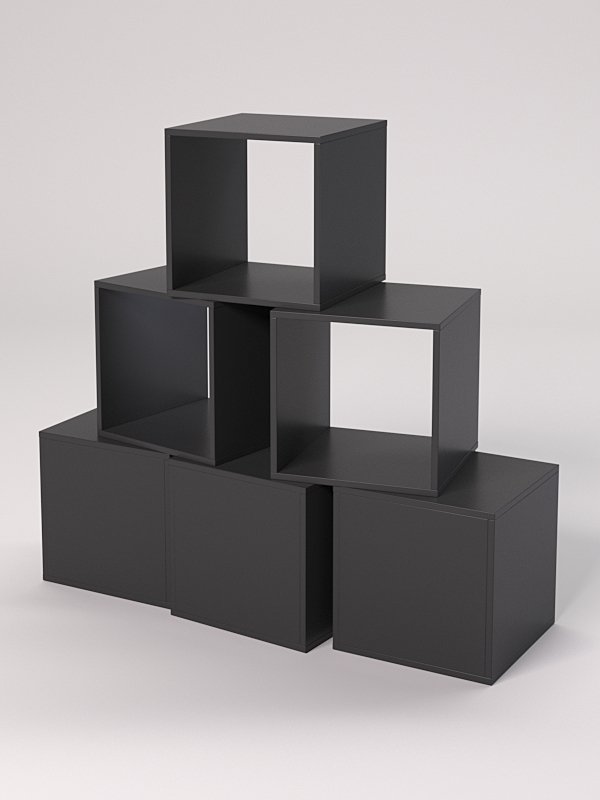 Комплект демонстрационных кубов №9 Черный