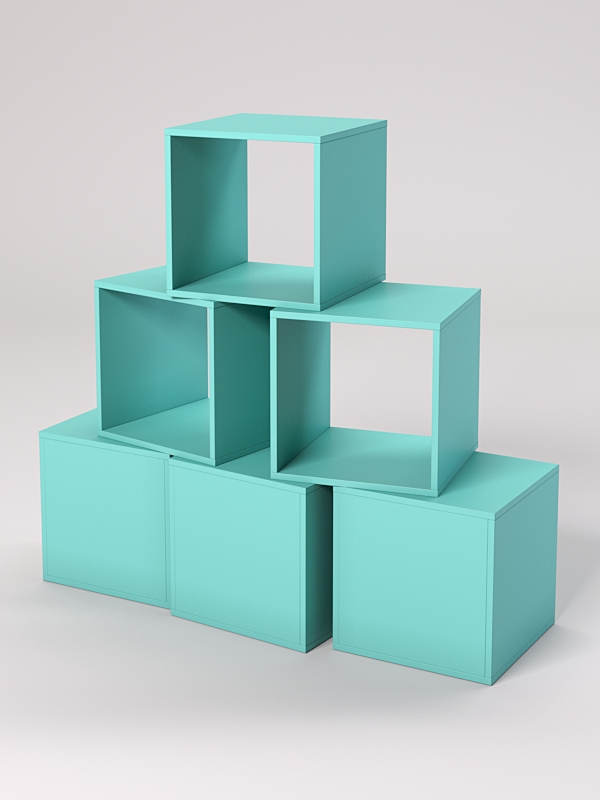 Комплект демонстрационных кубов №9 Тиффани Аква