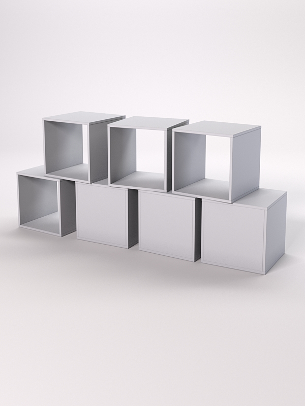 Комплект демонстрационных кубов №10 Серый