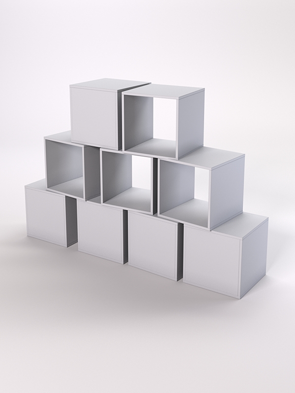 Комплект демонстрационных кубов №11 Серый