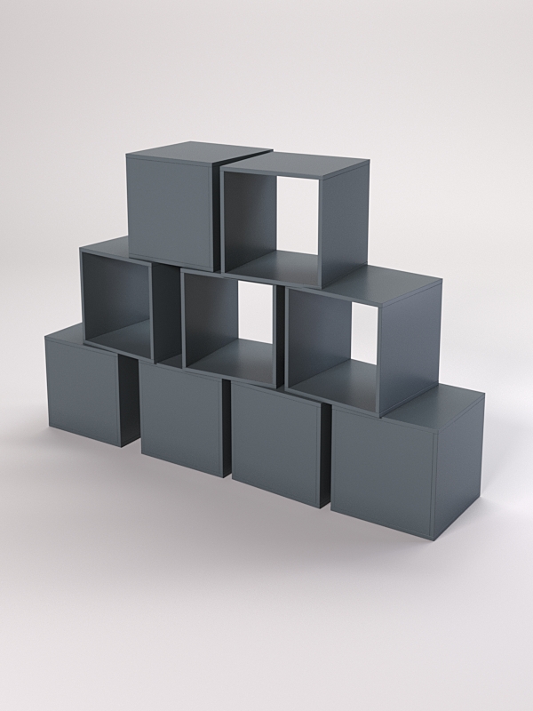 Комплект демонстрационных кубов №11 Темно-Серый