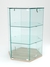 Витрина "ИСТРА" настольная шестигранная №7 (закрытая, задняя стенка - стекло)  Дуб Сонома