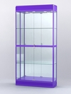 Витрина "АЛПРО" №3-300-3 (задняя стенка - зеркало) , Фиолетовый