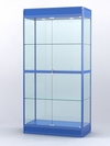 Витрина "АЛПРО" №3-500-2 (задняя стенка - стекло), Синий