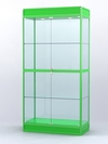 Витрина "АЛПРО" №3-500-2 (задняя стенка - стекло), Зеленый