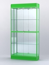 Витрина "АЛПРО" №3-300-3 (задняя стенка - зеркало) , Зеленый
