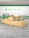 Комплект мебели для Аптек №4, Бук Бавария