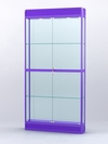 Витрина "АЛПРО" №3-200-2 (задняя стенка - стекло), Фиолетовый