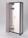 Шкаф для одежды НТ-590Ш "СТРОНГ" в стиле ЛОФТ, Белый