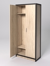 Шкаф для одежды НТ-590Ш "СТРОНГ" в стиле ЛОФТ, Дуб Сонома