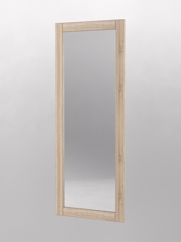 Зеркало для очков "ЛОРНЕТ" №2 вертикальное Дуб Сонома