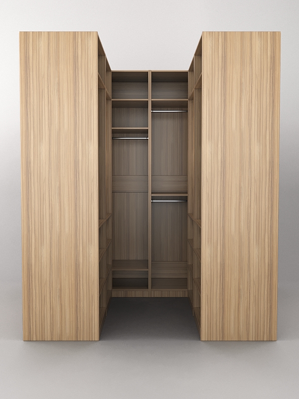 Комплект гардеробных шкафов "Комфорт" №2 Кокоболо натуральный Н3012 ST22