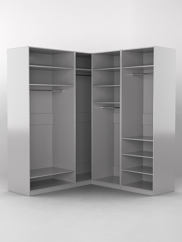 Комплект гардеробных шкафов "Комфорт" №6 Серый