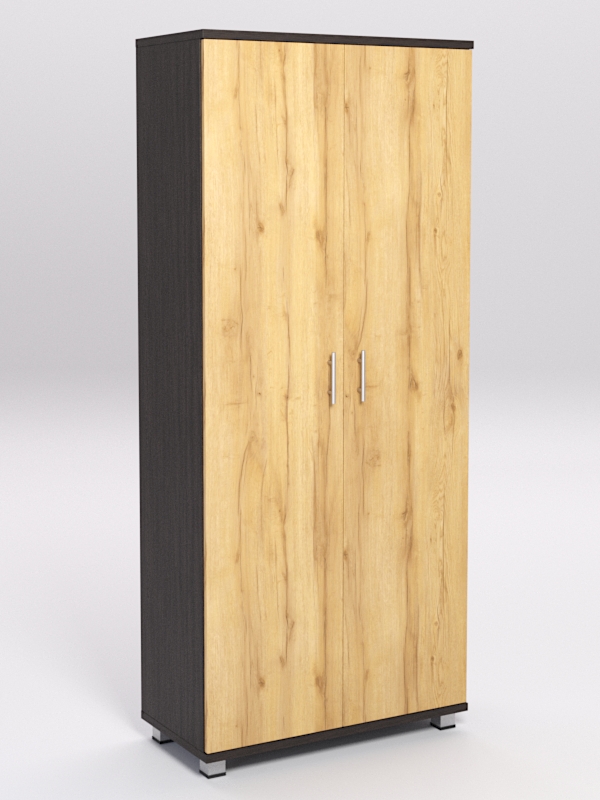 Шкаф для одежды НТ-590Ш Дуб Золотистый + Дуб Венге