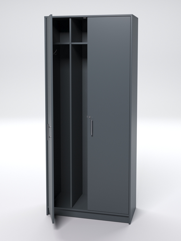 Шкаф для одежды ШО-44 Темно-серый