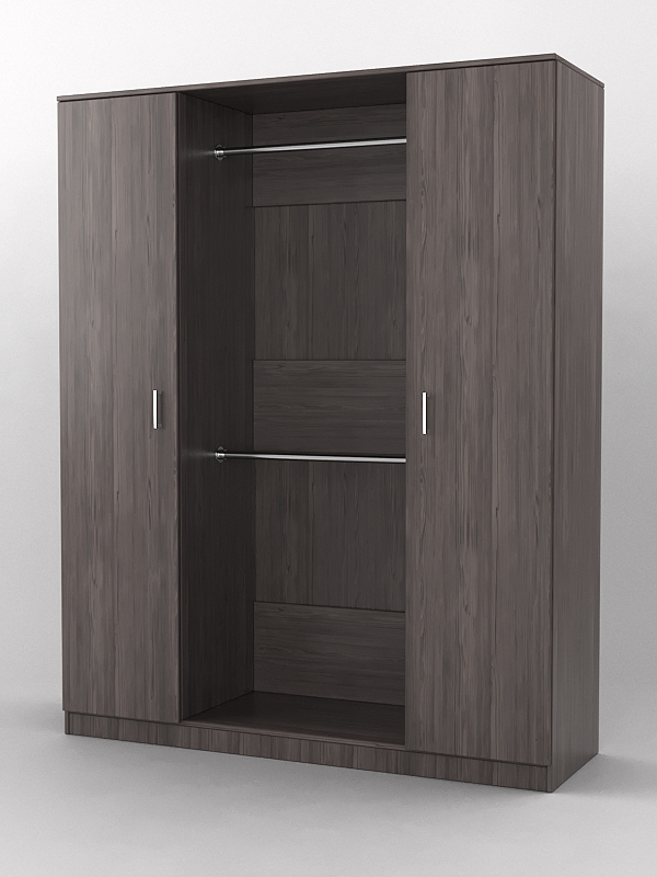 Шкаф гардеробный №1 с дверьми Флитвуд серая лава H3453 ST22