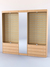 Комплект витрин и шкафов-накопителей с зеркалом №2 Бук Бавария