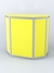 Прилавок из профиля "трапеция" №1 (без дверок) Цитрусовый желтый U131 ST9